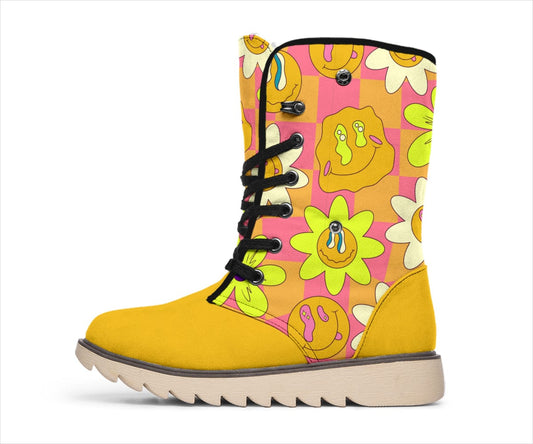 Crazy Flowers - Winter Boots Women’s Polar Boots - Crazy Flowers - Winter Boots / US4.5 (EU35) Shoezels™