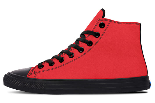 Vivid Red - High Tops