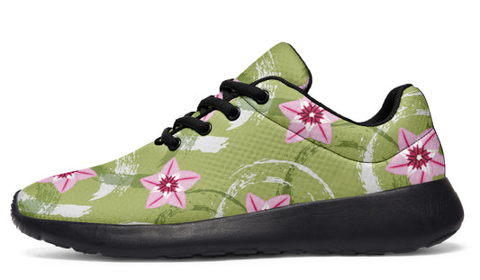 Floral Green Balls - Sneakers