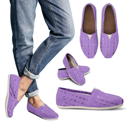 Binary Code - Women's Casual Slip-Ons Shoezels™