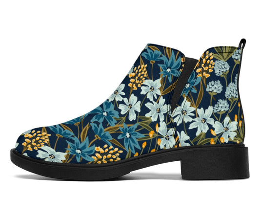 Blue Wildflowers - Fashion Boots Shoezels™