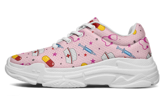 ChunkySneakers Nurse - Chunky Sneakers Women's Chunky Sneakers / White Sole / US 5.5 / EU36 Shoezels™