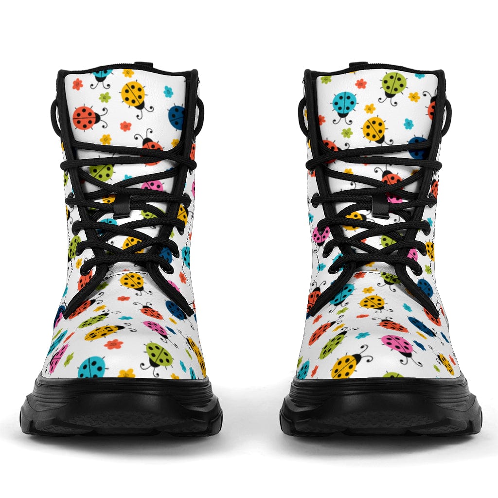 Coloured Ladybirds - Chunky Boots Shoezels™