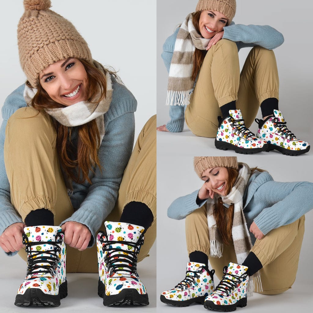 Colourful Ladybird - Power Boots Shoezels™
