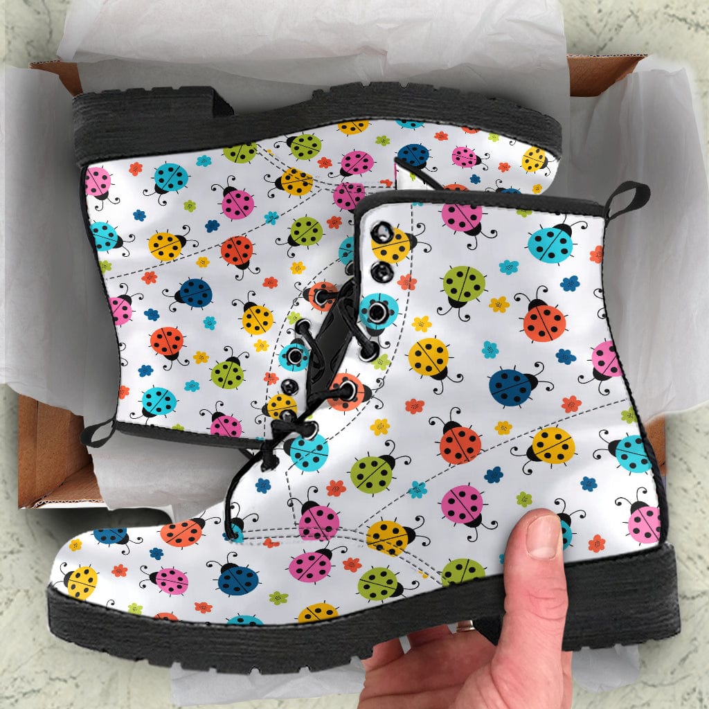 Colourful Ladybirds - Urban Boots Shoezels™