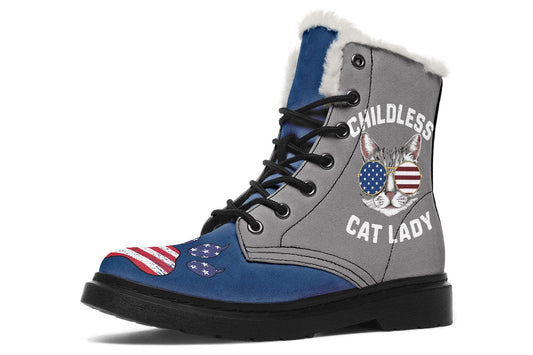 Cosy Boots Childless Cat Lady - Cosy Boots Women's Cosy Boots / Black Sole / US 4.5 / EU35 Shoezels™