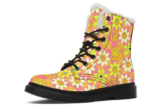 CosyBoots Crazy Flowers - Cosy Boots Women's Cosy Boots / Black Sole / US 4.5 / EU35 Shoezels™