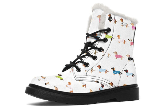 CosyBoots Dachshund Rainbow - Cosy Boots Women's Cosy Boots / Black Sole / US 4.5 / EU35 Shoezels™