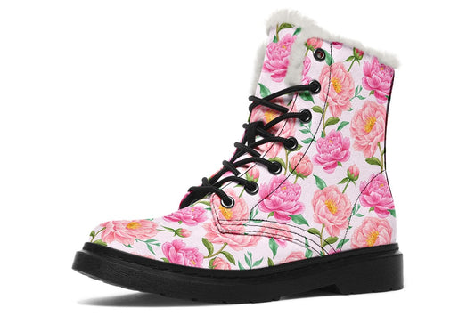 CosyBoots Roses Pink - Cosy Boots Women's Cosy Boots / Black Sole / US 4.5 / EU35 Shoezels™