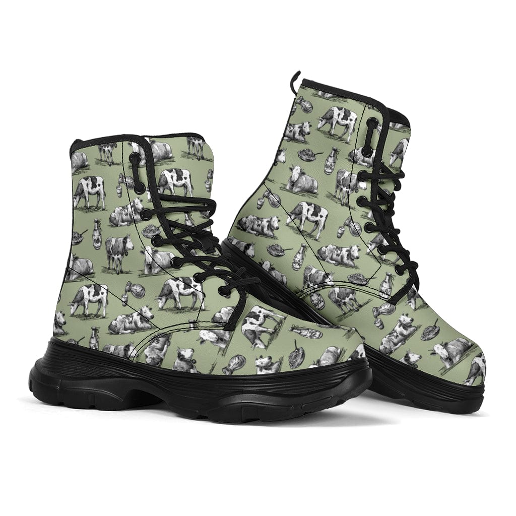 Cow - Chunky Boots Shoezels™