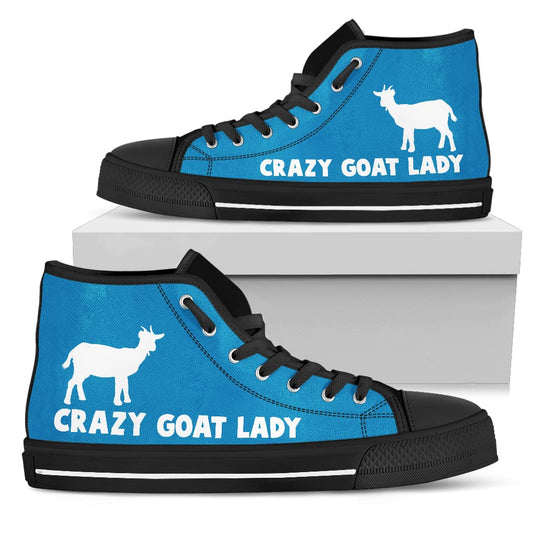 Crazy Goat Lady - High Tops Shoezels™