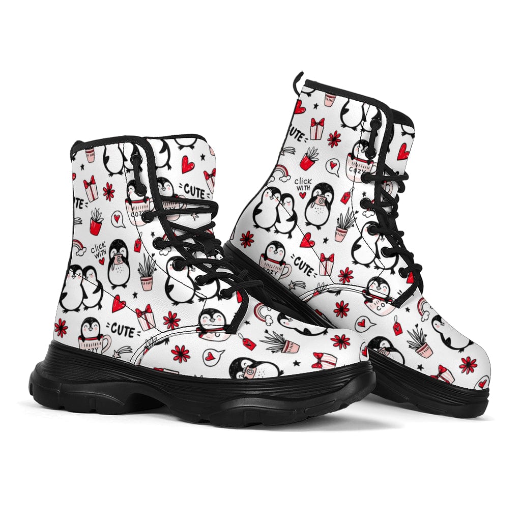 Cute Penguin - Chunky Boots Shoezels™