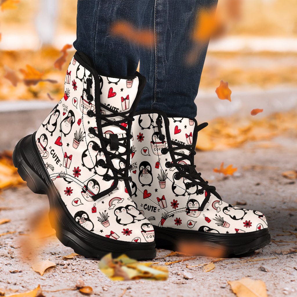 Cute Penguin - Chunky Boots Shoezels™