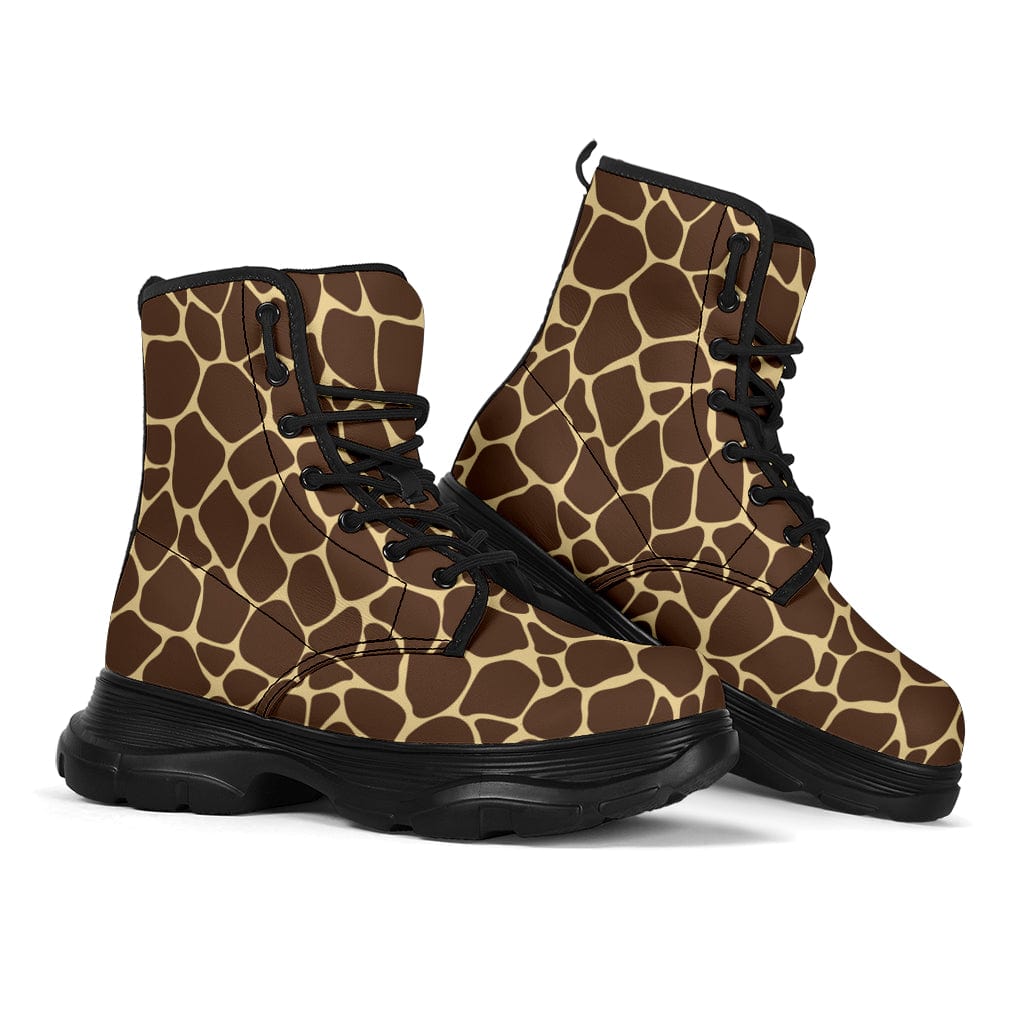 Giraffe Pattern - Chunky Boots Shoezels™