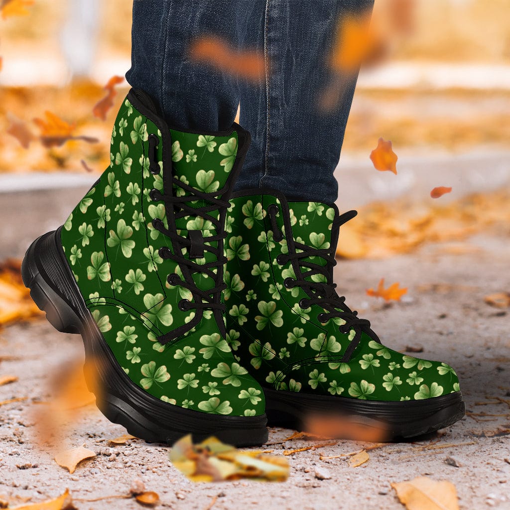 Green Shamrock - Chunky Boots Shoezels™