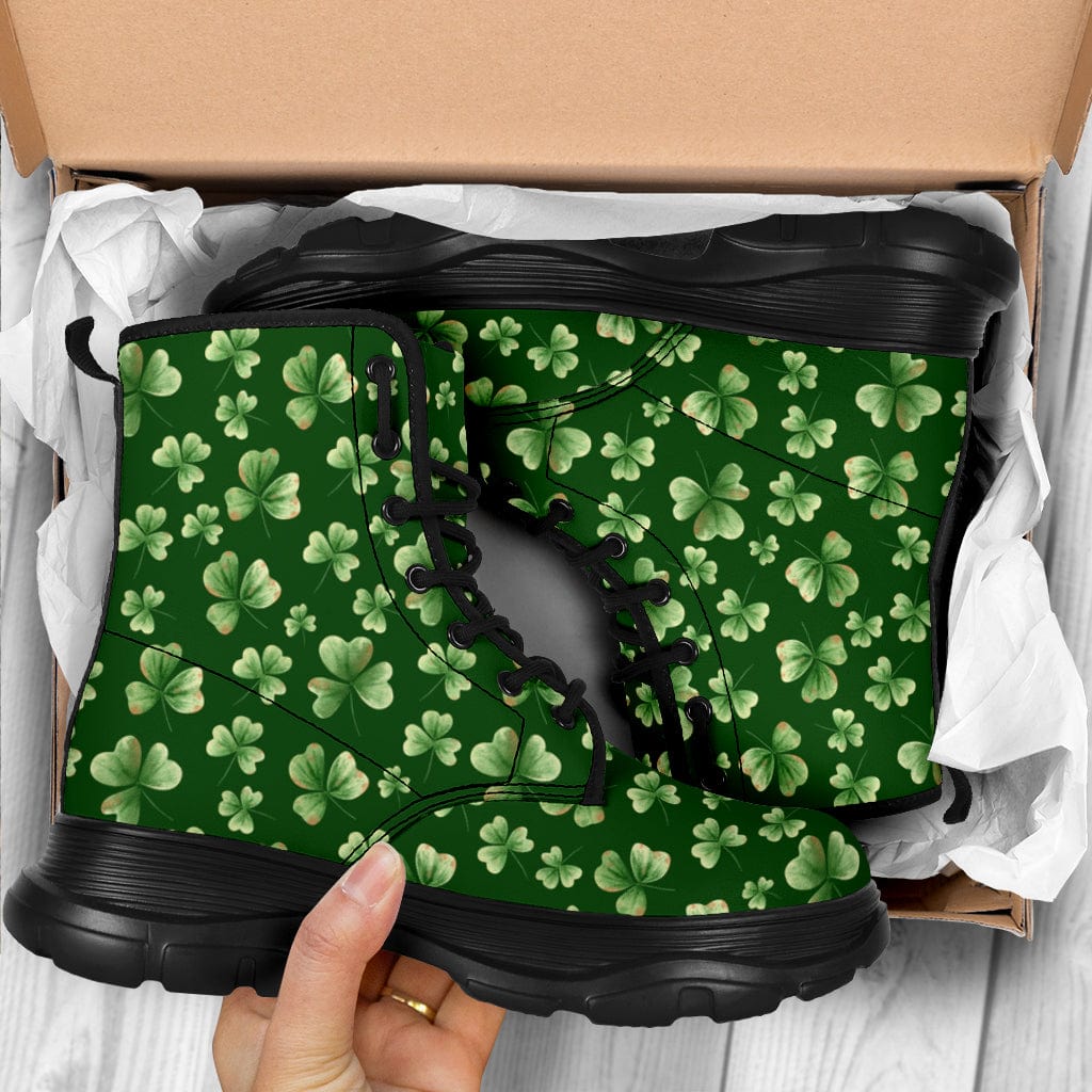 Green Shamrock - Chunky Boots Shoezels™