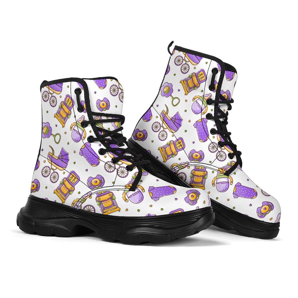 Midwife/Baby Purple - Chunky Boots Shoezels™