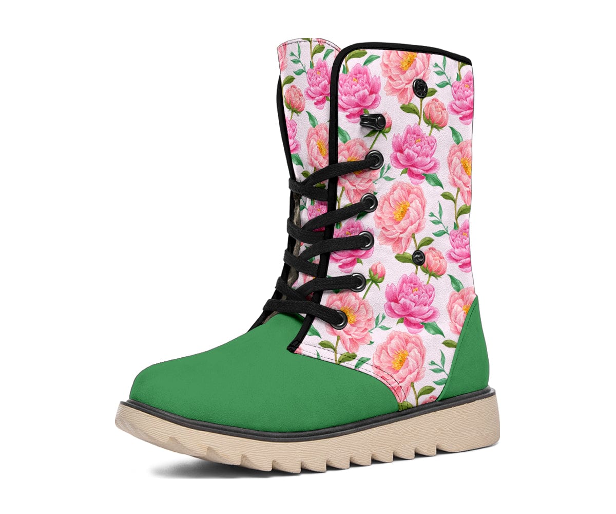 Pink Roses - Winter Boots Shoezels™