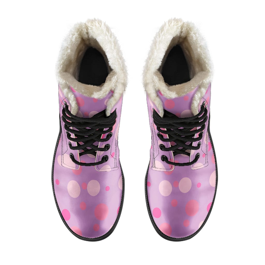 Pink Spots - Cosy Boots Shoezels™