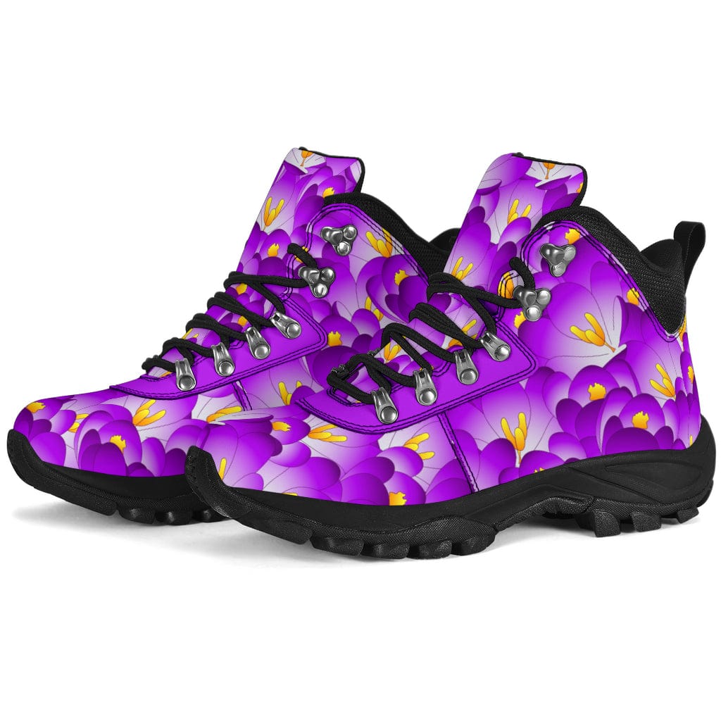 Purple Blooms - Power Boots Shoezels™