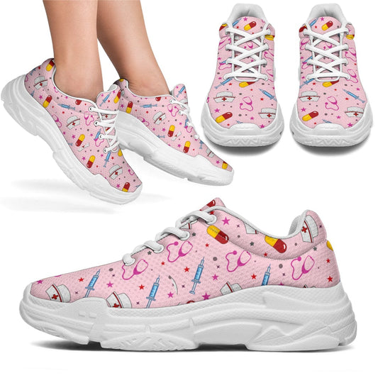 Shoes Nurse - Chunky Sneakers Women's Sneakers - White - Nurse - Chunky Sneakers / US5.5 (EU36) Shoezels™