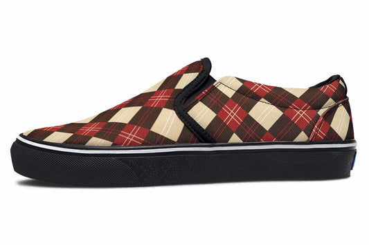 Slip-Ons Buffalo Plaid - Slip Ons Women's Slipons / Black Sole / US 6 / EU36 Shoezels™