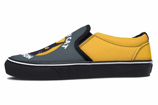 Slip-Ons Crazy Cat Person - Slip Ons Women's Slipons / Black Sole / US 6 / EU36 Shoezels™