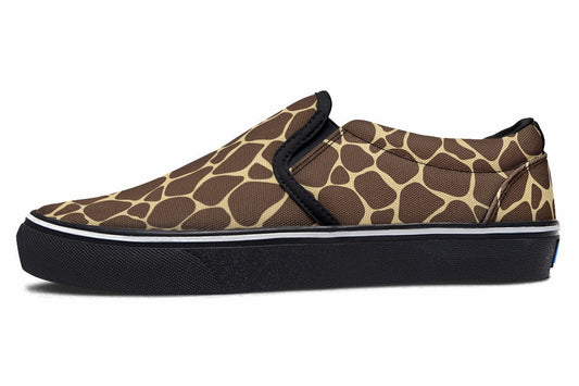 Slip-Ons Giraffe Print - Slip Ons Women's Slipons / Black Sole / US 6 / EU36 Shoezels™