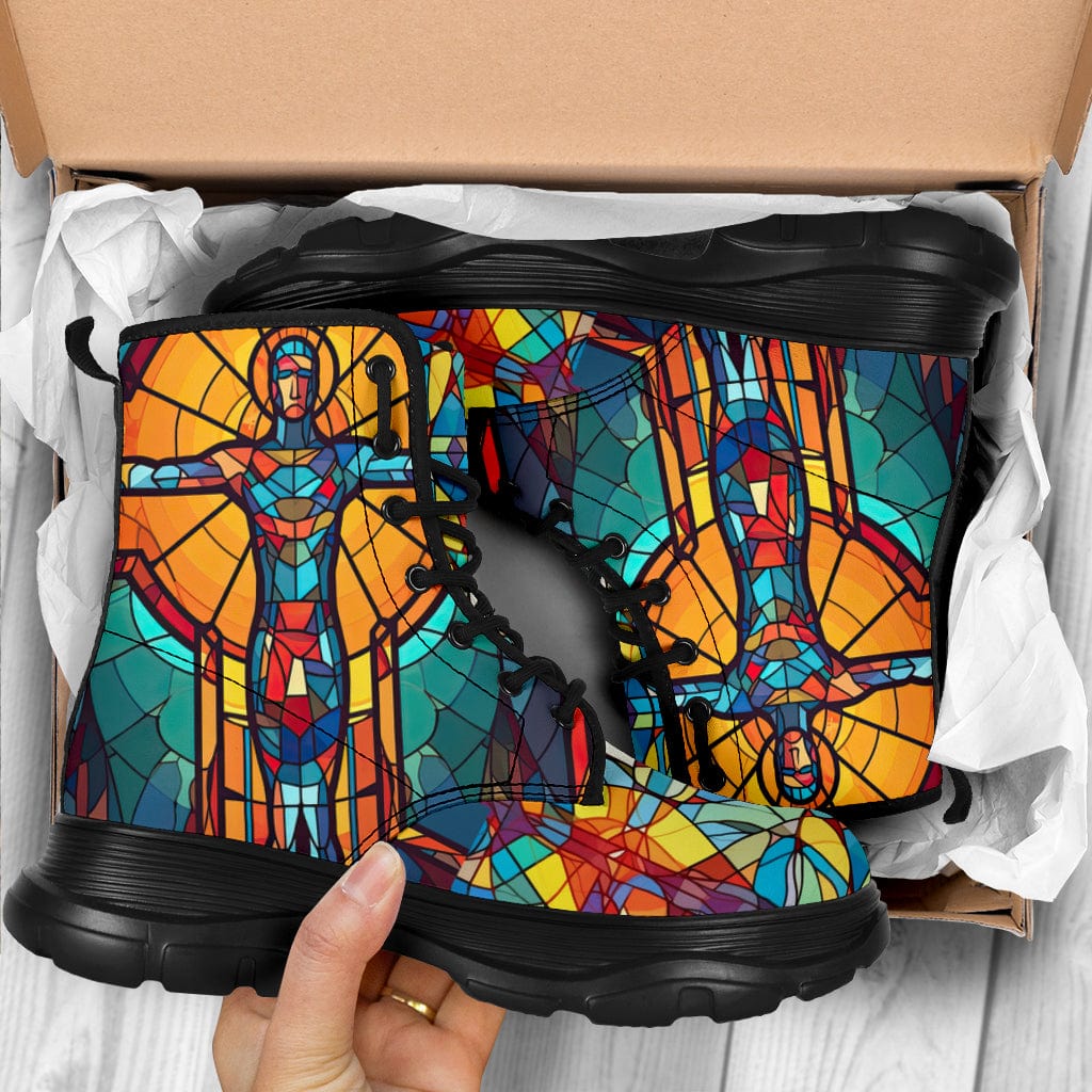 Stained Glass - Chunky Boots Shoezels™