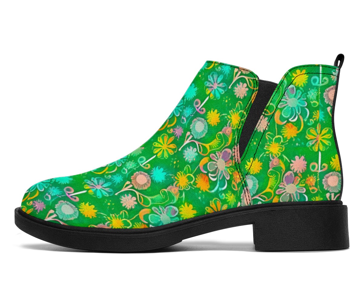 Stylised Flowers - Fashion Boots Shoezels™