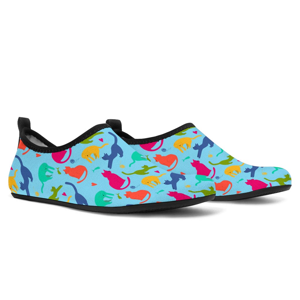 Coloured Cats - Aqua Shoes Women's Aqua Shoes - Coloured Cats - Aqua Shoes / US 3-4 / EU34-35 Shoezels™