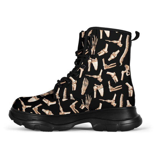 Bones 2 - Chunky Boots Women's Chunky Boots - Bones 2 - Chunky Boots / US5 (EU35) Shoezels™
