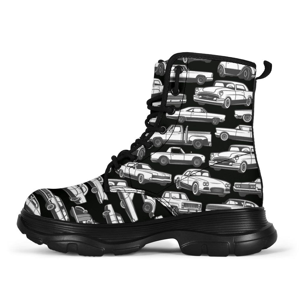 Cars - Chunky Boots Women's Chunky Boots - Cars - Chunky Boots / US5 (EU35) Shoezels™