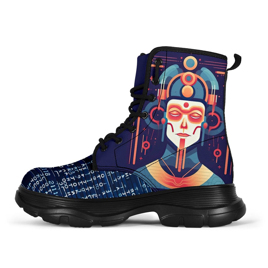 God Of AI - Chunky Boots Women's Chunky Boots - God Of AI - Chunky Boots / US5 (EU35) Shoezels™