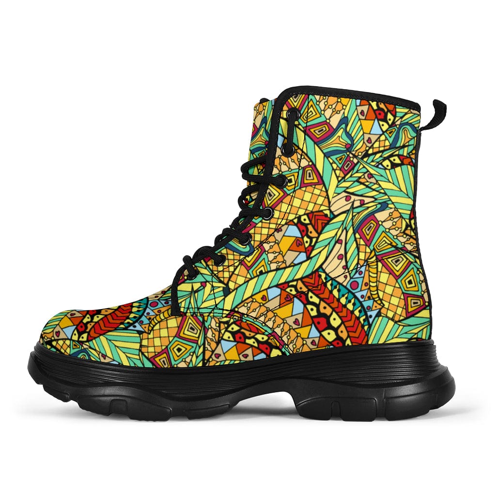 Tribal - Chunky Boots Women's Chunky Boots - Tribal - Chunky Boots / US5 (EU35) Shoezels™