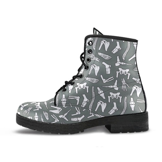 Bones - Urban Boots Women's Leather Boots - Black - Bones - Urban Boots / US5 (EU35) Shoezels™