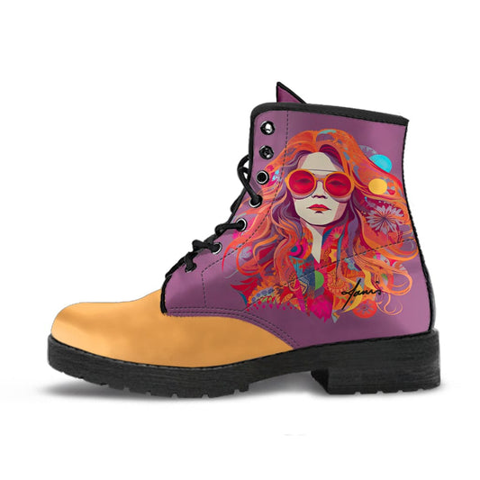 Janis - Urban Boots Women's Leather Boots - Black - Janis - Urban Boots / US5 (EU35) Shoezels™