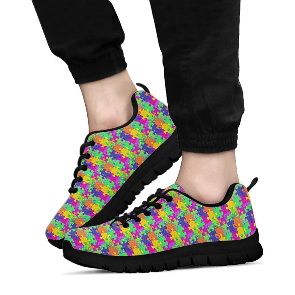 Colourful Puzzles - Sneakers Women's Sneakers - Black - Colourful Puzzles - Sneakers / US5 (EU35) Shoezels™