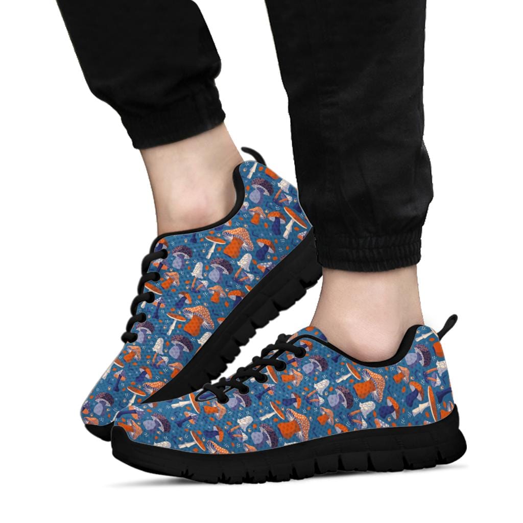 Magic Mushrooms - Sneakers Women's Sneakers - Black - Magic Mushrooms - Sneakers / US5 (EU35) Shoezels™