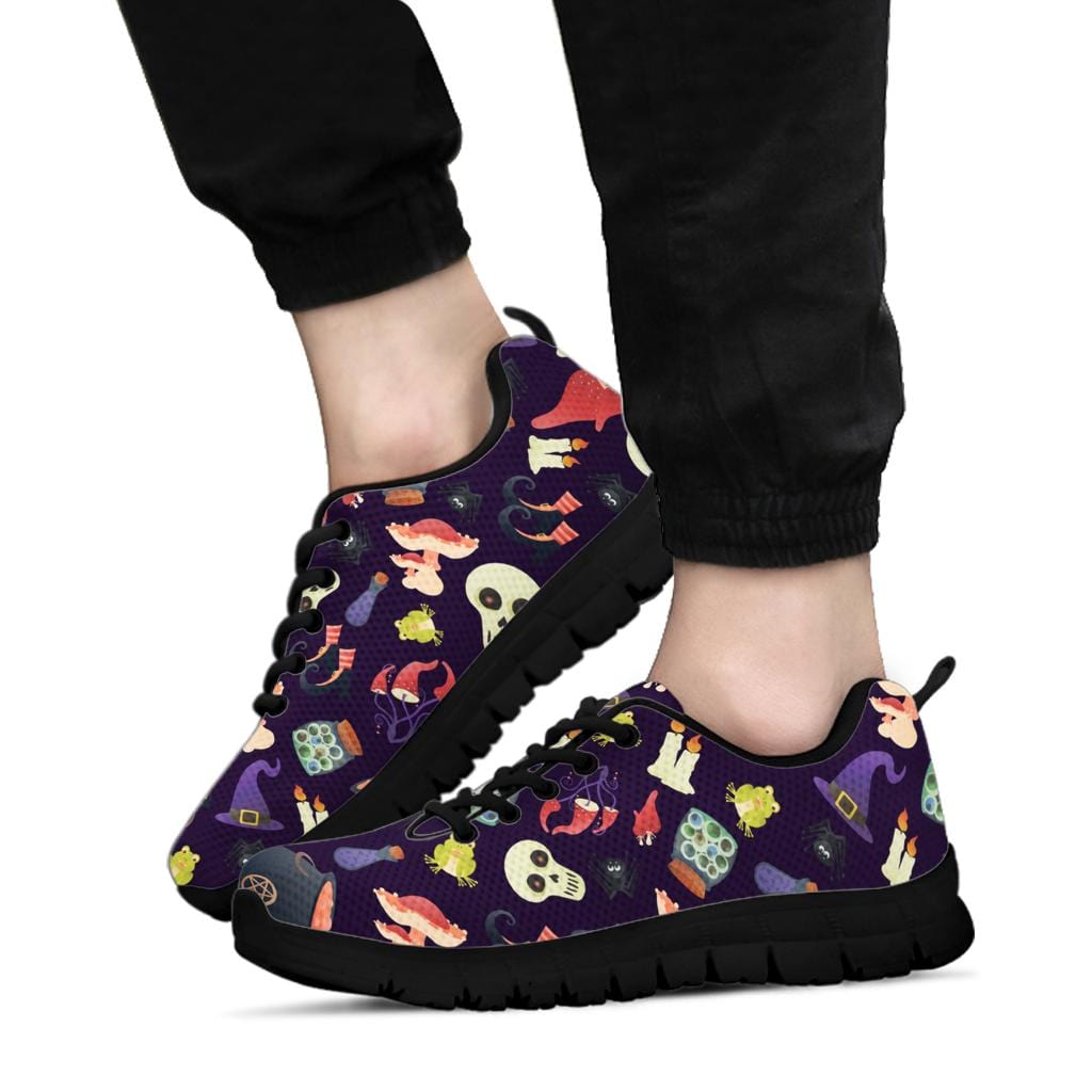 Witchey Doodle - Sneakers Women's Sneakers - Black - Witchey Doodle - Sneakers / US5 (EU35) Shoezels™