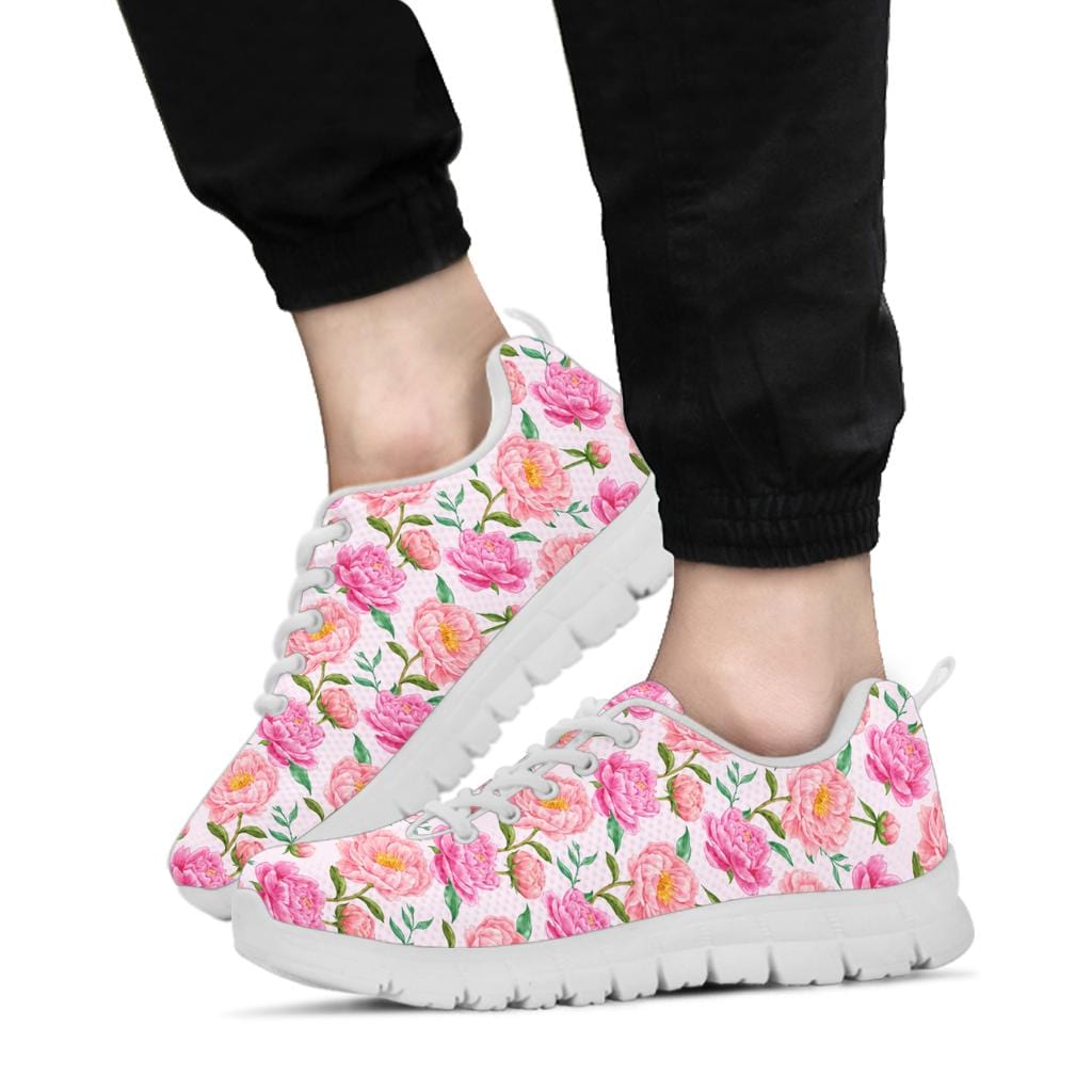Roses Pink - Sneakers Women's Sneakers - White - Roses Pink - Sneakers / US5 (EU35) Shoezels™