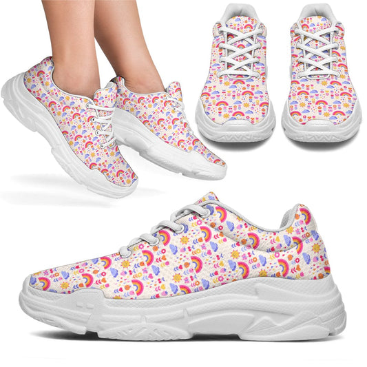 Summertime - Chunky Sneakers Women's Sneakers - White - Summertime - Chunky Sneakers / US5.5 (EU36) Shoezels™
