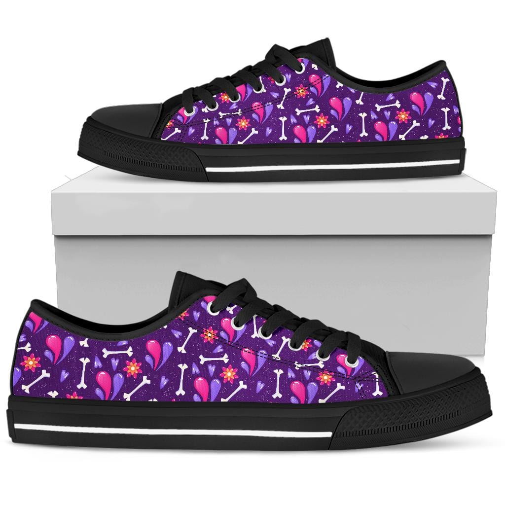 Doggie Love (Black or White) - Low Tops Womens Low Top - Black - Doggie Love - Low Tops / US5.5 (EU36) Shoezels™