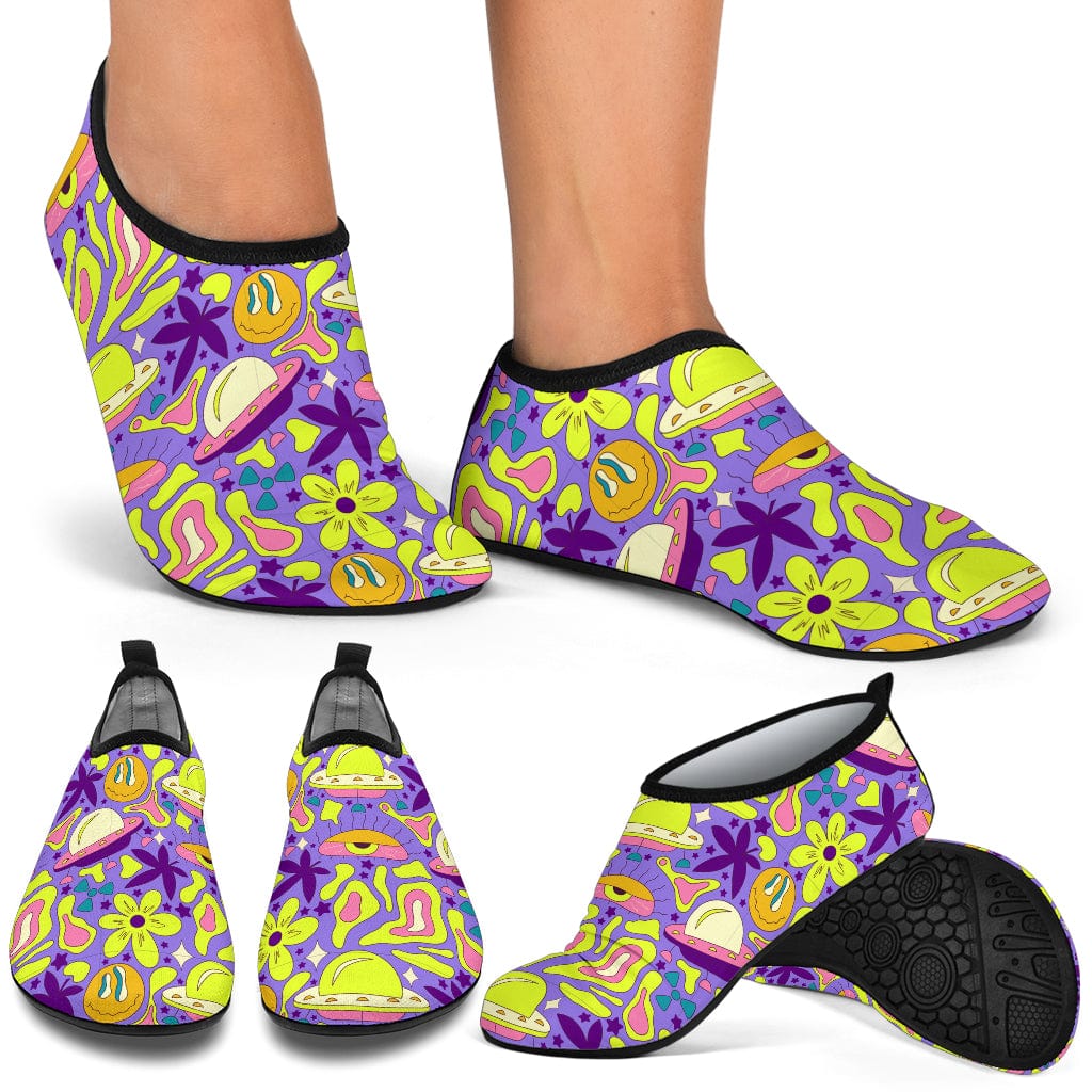 70s Space - Aqua Shoes Shoezels™