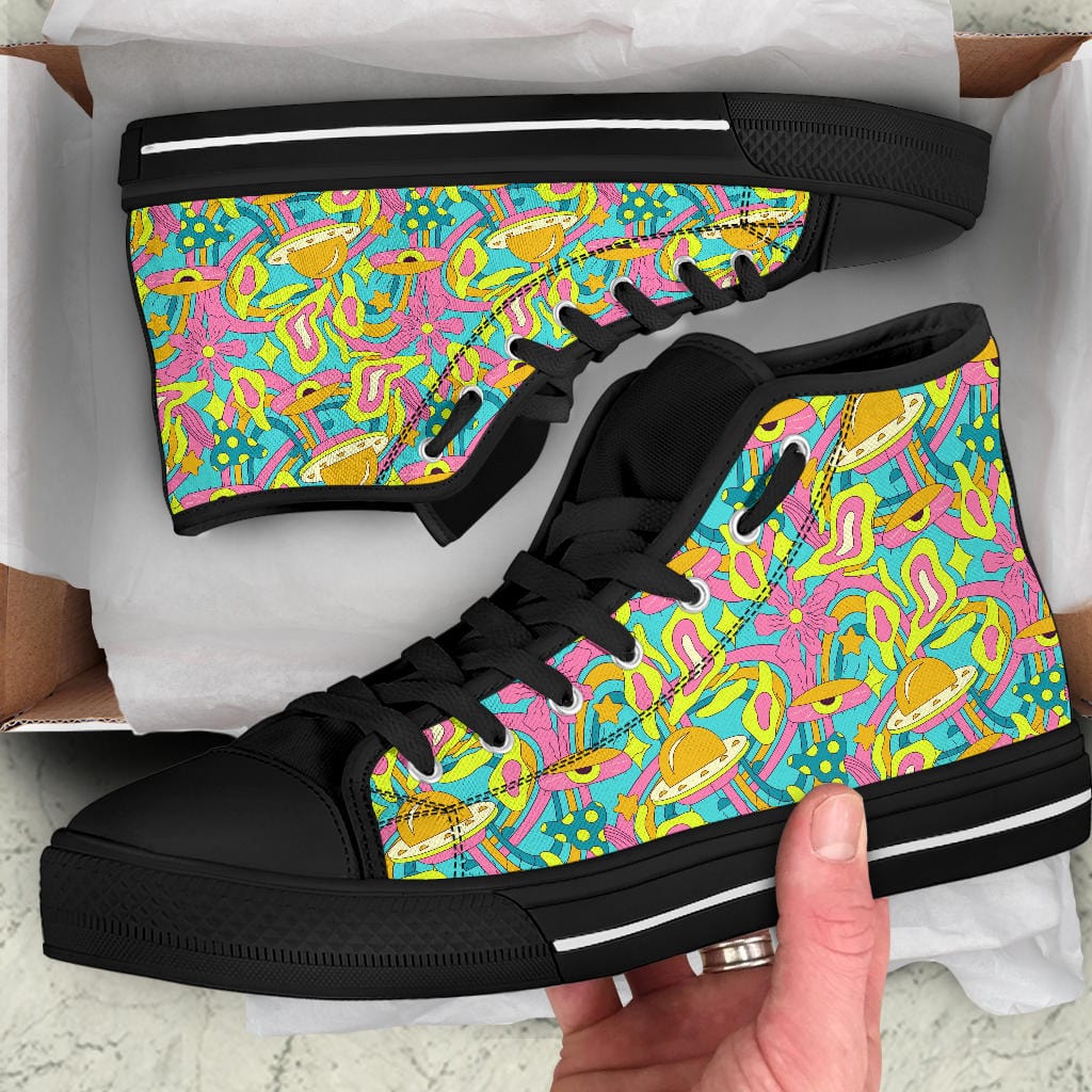 70s Tripping - High Tops (Black) Shoezels™