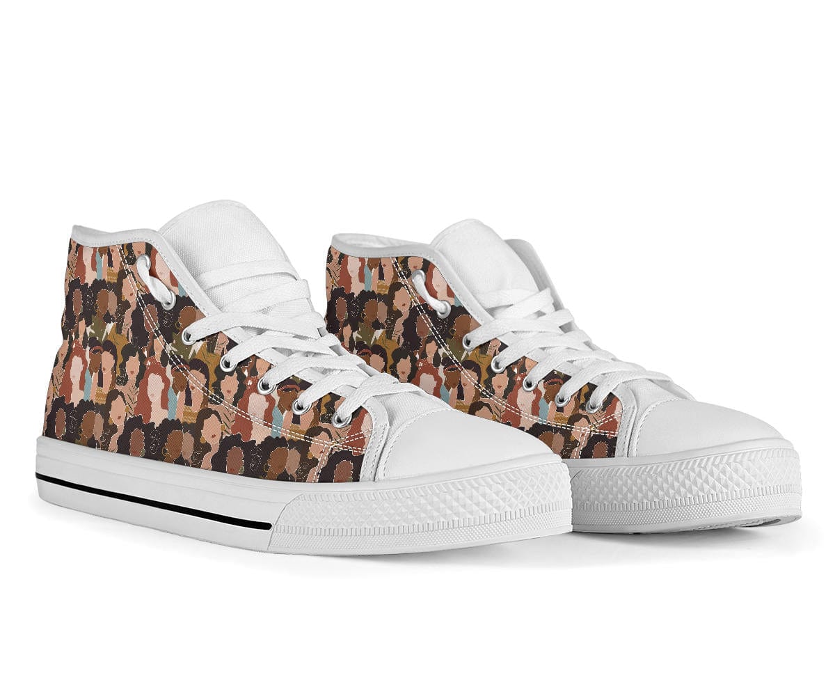All the girls (White) - High Tops Shoezels™