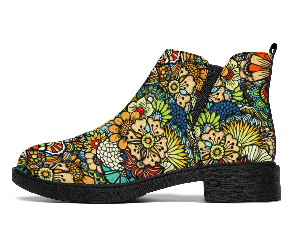 Artsy Flowers - Fashion Boots Shoezels™