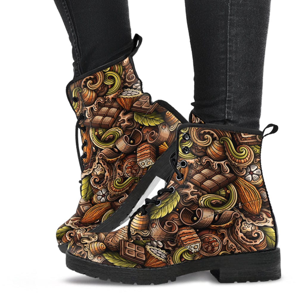Chocoholic  - Leather Boots Shoezels™