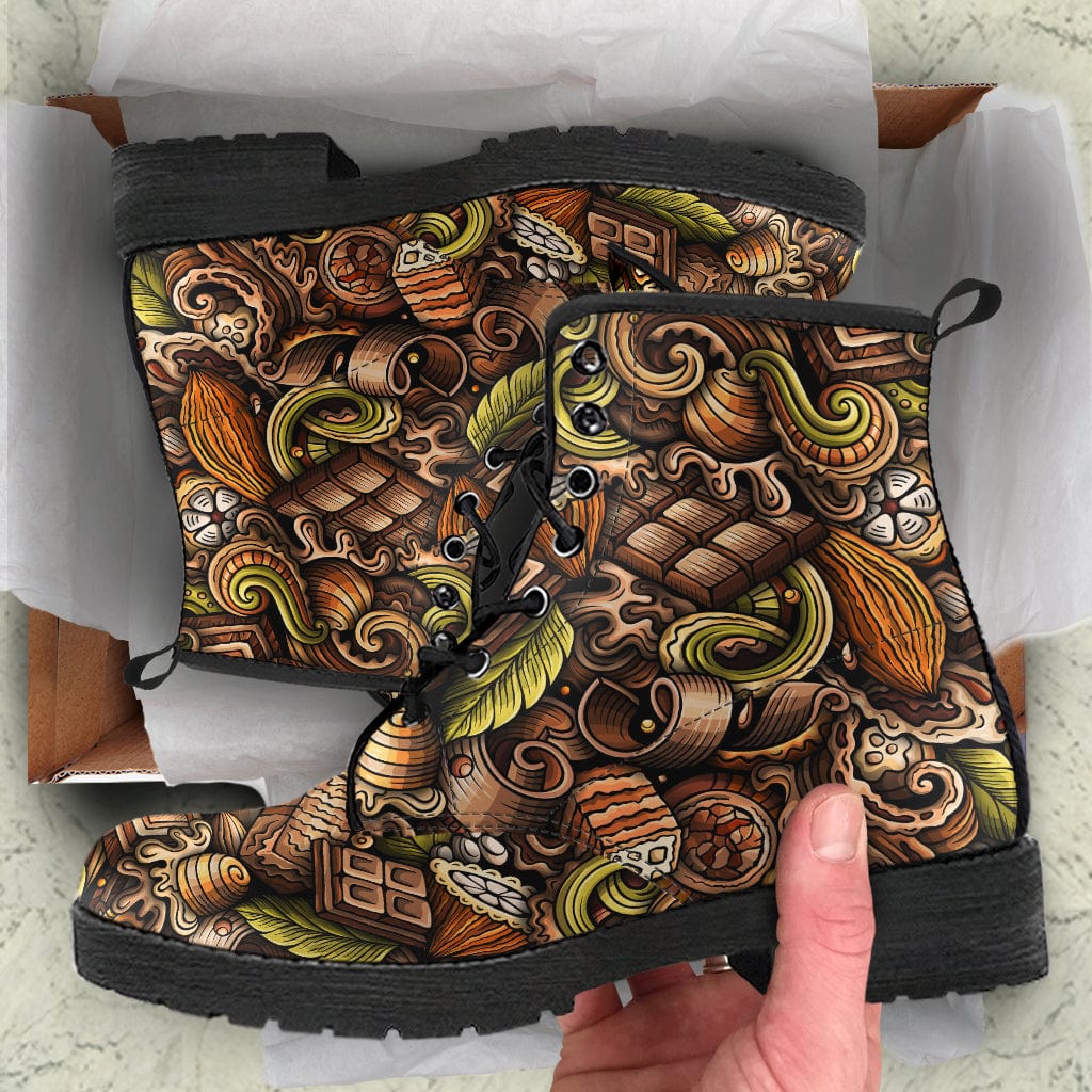 Chocoholic  - Leather Boots Shoezels™