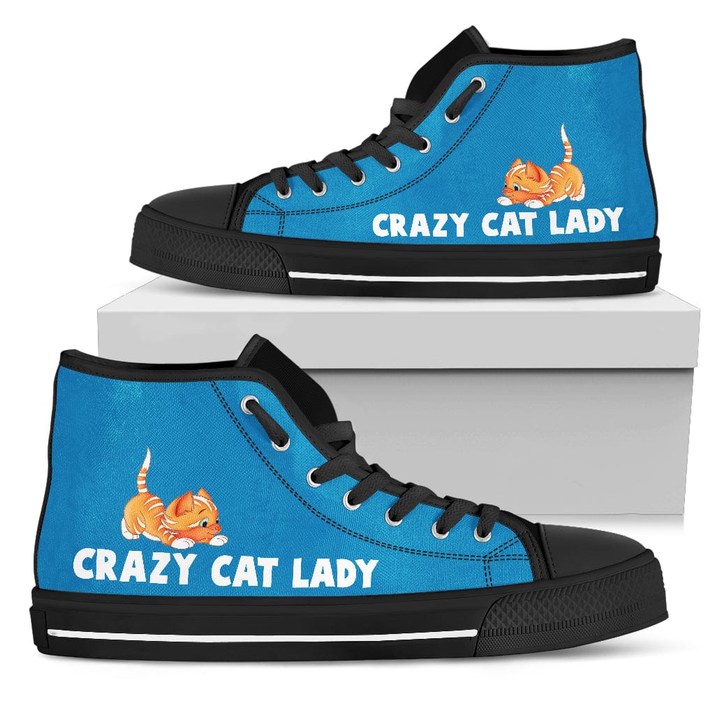 Crazy Cat Lady - High Tops Shoezels™